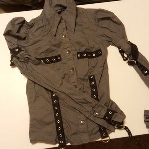 Lip service bondage shirt